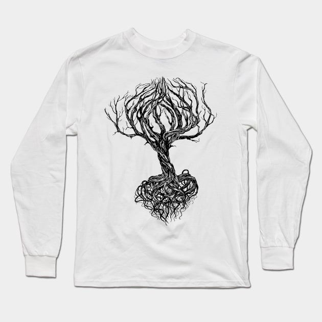 Old tree Long Sleeve T-Shirt by katerinamk